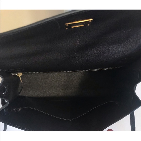 Hermes 32 cm  Rare Chevre Kelly Bag - Picture 10 of 11